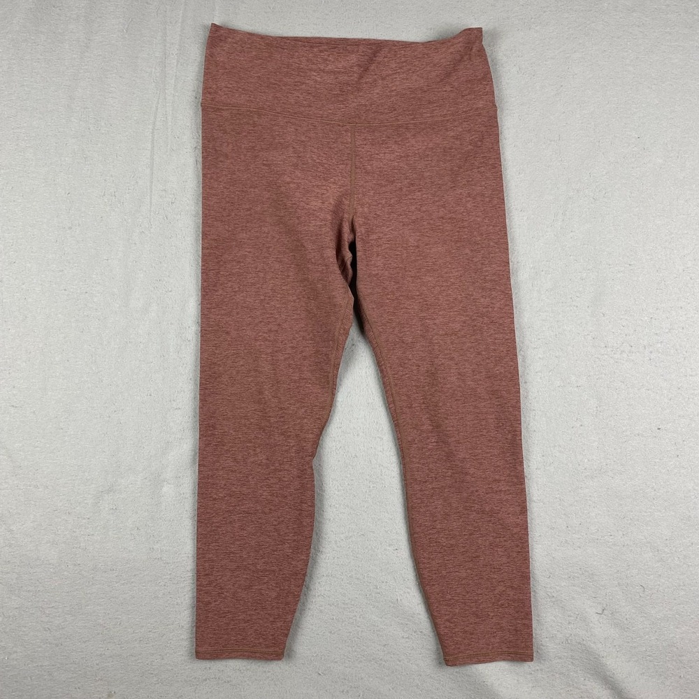 VUORI Clean Elevation Legging Hazelnut Heather Large heather zip pocket VW444 - Picture 4 of 10